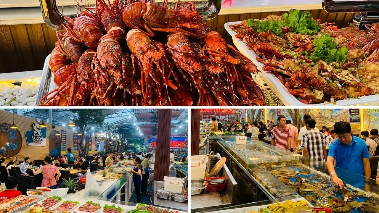 Buffet hải sản Biển Đông