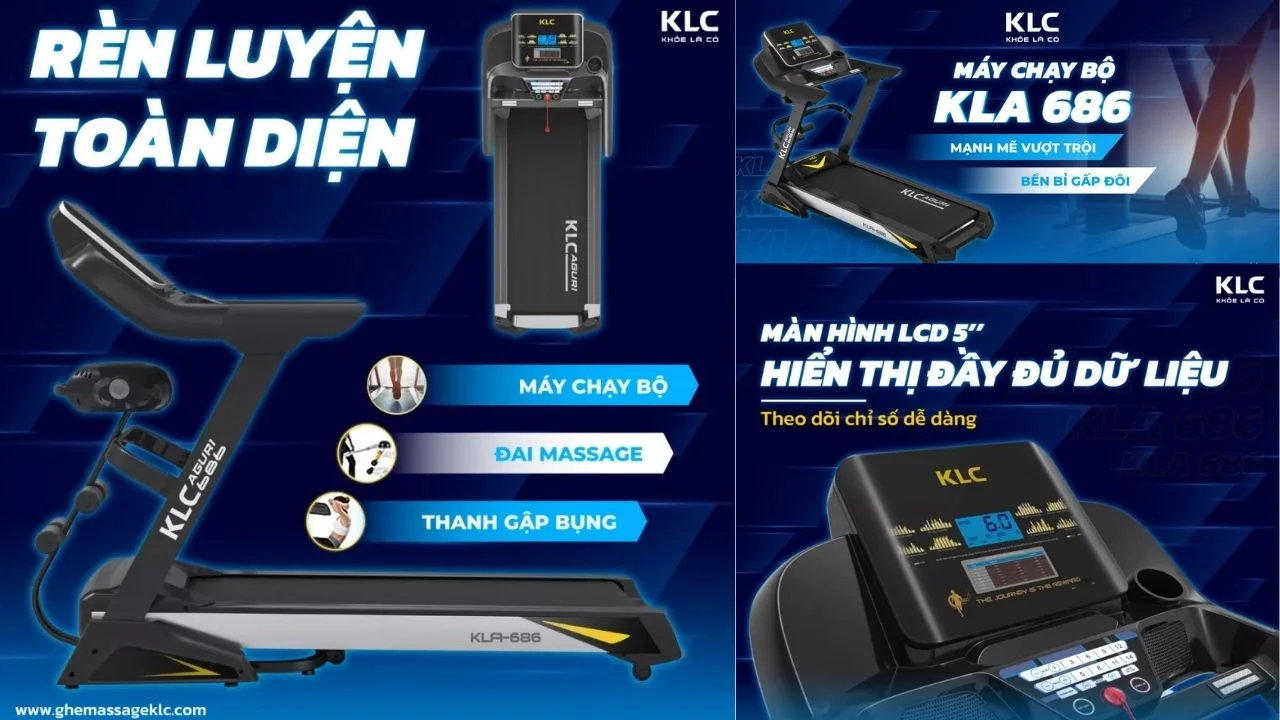 KLC – nhà phân phối máy chạy bộ uy tín tại Cần Thơ