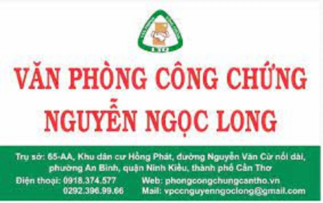 Văn phòng công chứng Nguyễn Ngọc Long