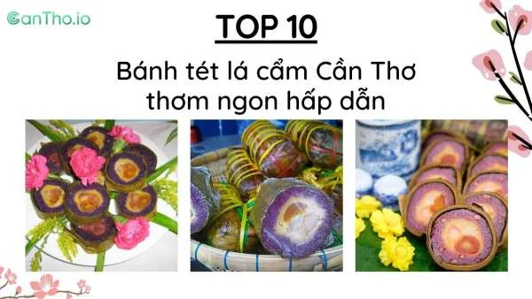 Top 7 địa chỉ bán bánh tét lá cẩm ở Cần Thơ thơm ngon hấp dẫn