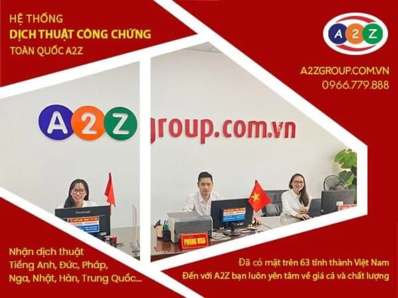 Công ty dịch thuật A2Z - Chuyên dịch thuật Cần Thơ uy tín